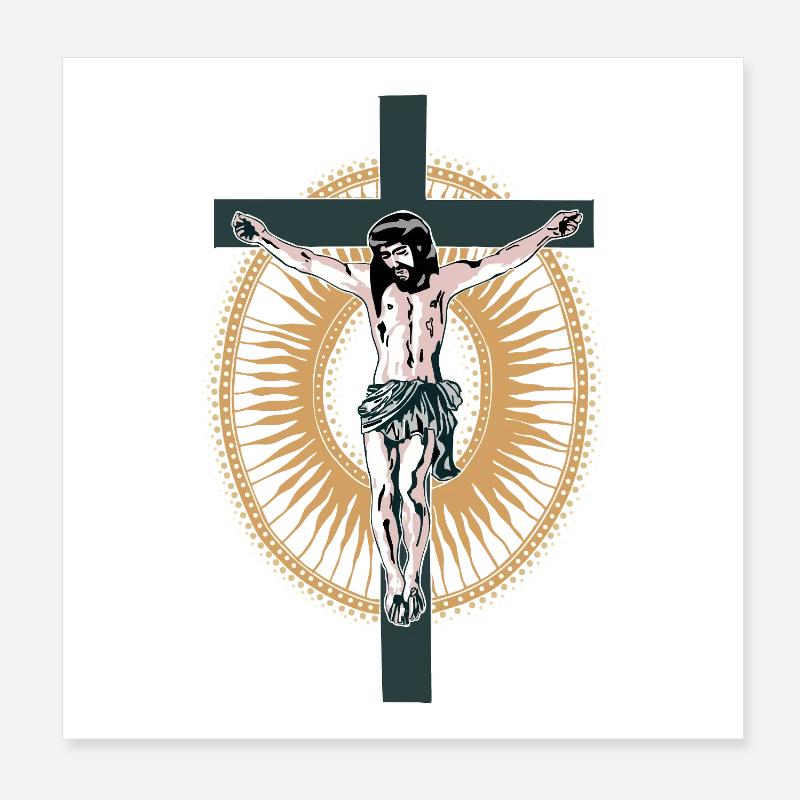 Christ Poster 20 x 20 cm