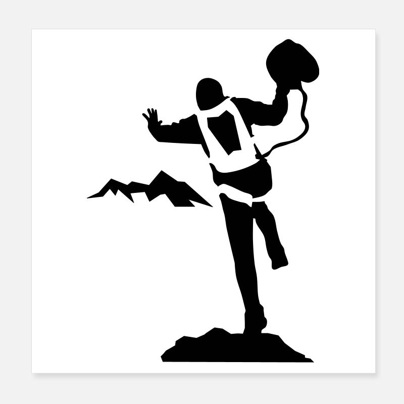 Saut de base Poster 20 x 20 cm