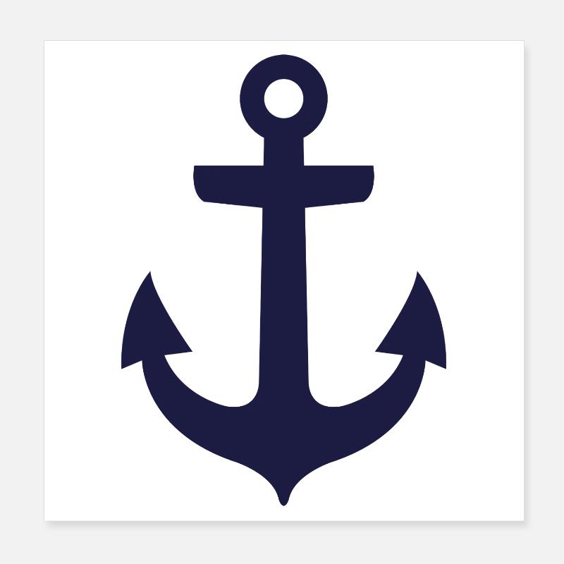 Anker Poster 20x20 cm