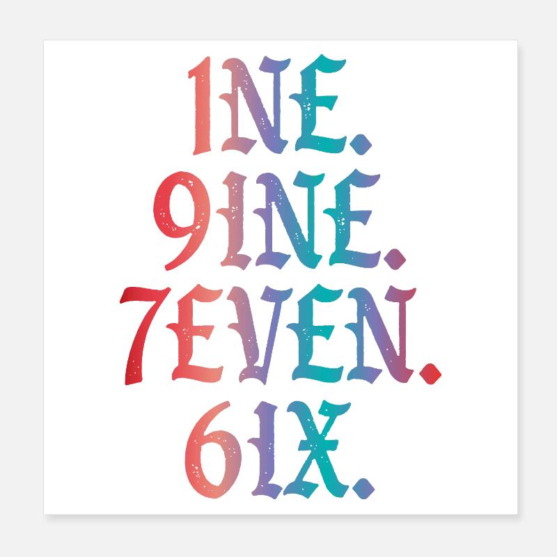 Millésime 1976 Poster 20 x 20 cm