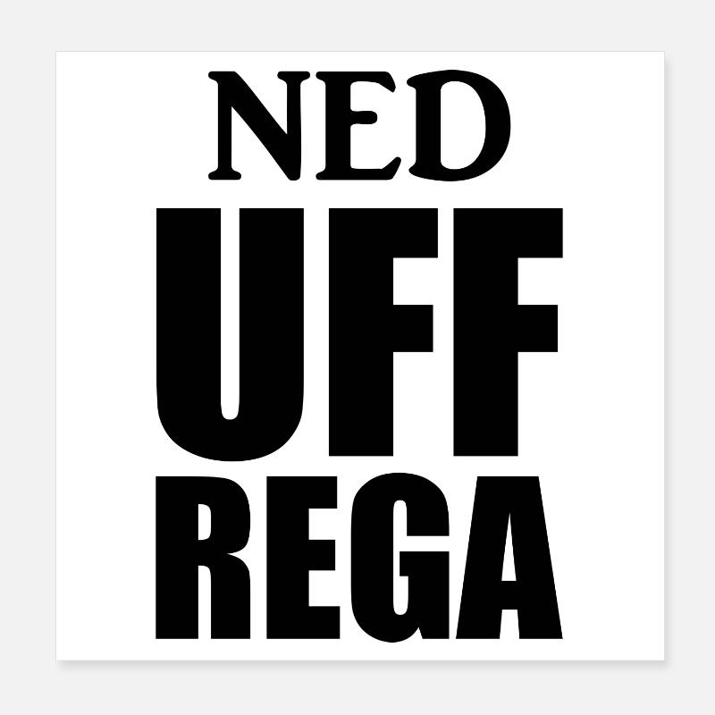 Schwäbisch - Spruch - Dialekt Poster 20x20 cm