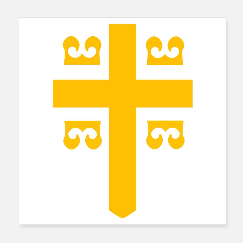 Byzantinisch Poster 20x20 cm