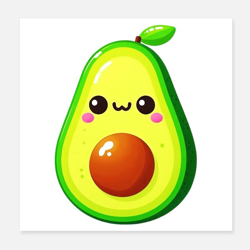 Avocat Poster 20 x 20 cm