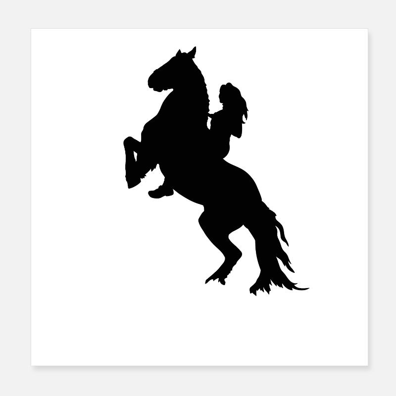 Cavalier Poster 20 x 20 cm