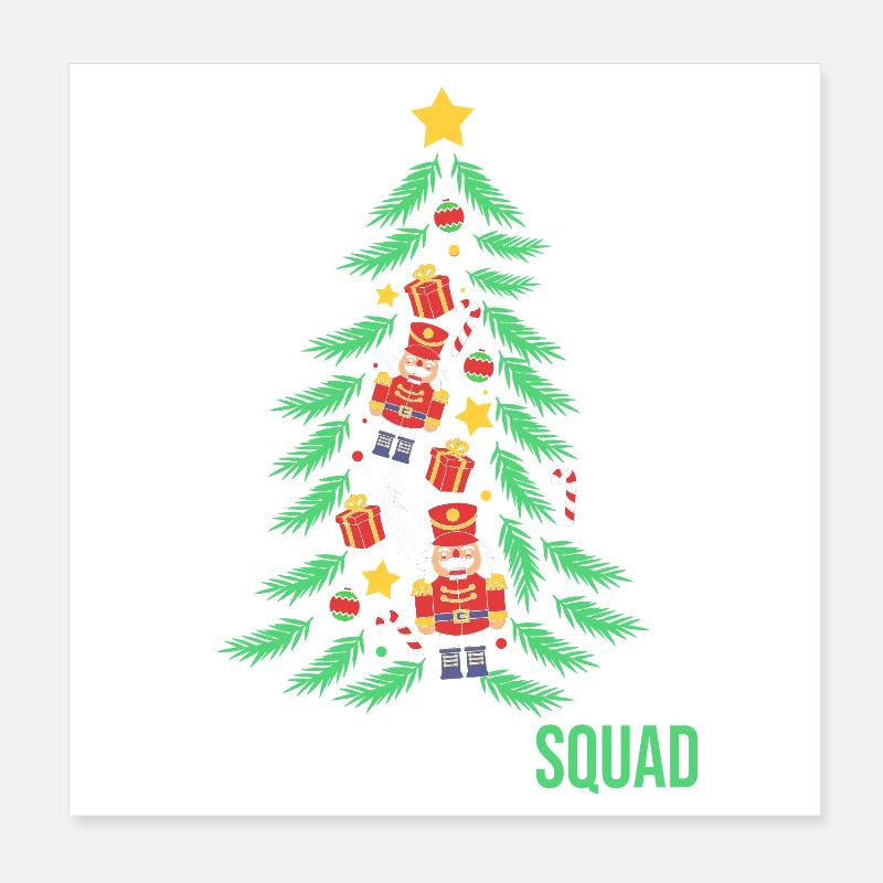 Casse-noisette de Noël Poster 20 x 20 cm