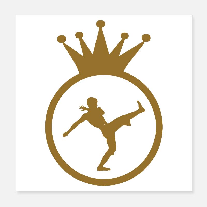 Capoeira – Kampf – Tanz Poster 20x20 cm