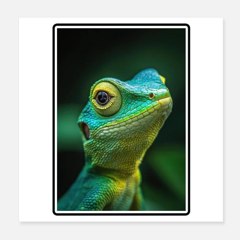 Firben Firben Poster 20x20 cm