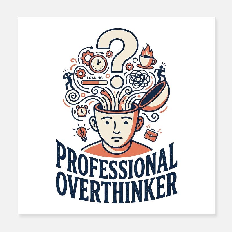 Penseur professionnel Poster 20 x 20 cm