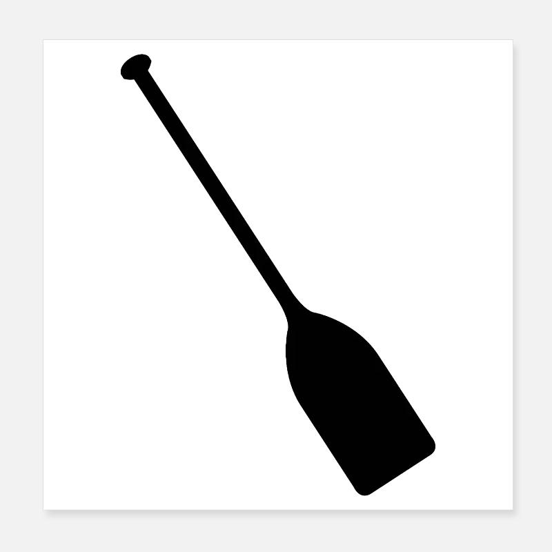 Kayak Paddle Poster 8" x 8" (20x20 cm)
