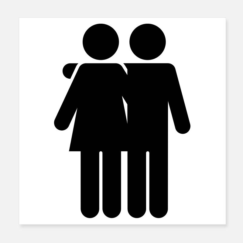 Paire Poster 20 x 20 cm