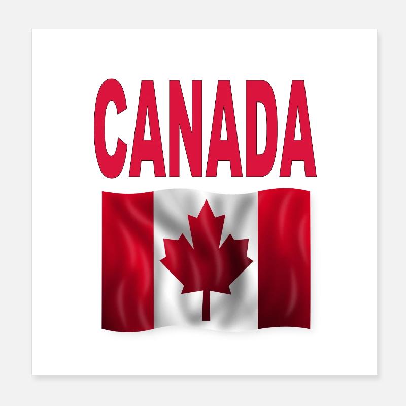CANADA Poster 20 x 20 cm