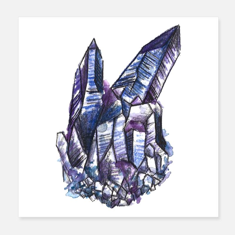 Minerals Poster 20 x 20 cm