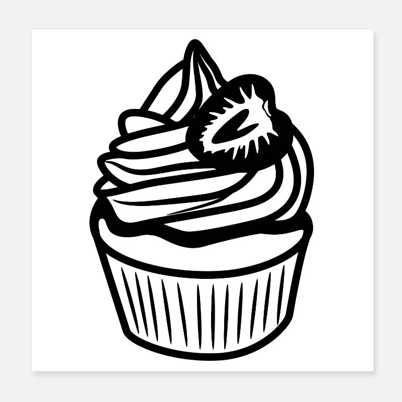 Pie Poster 8" x 8" (20x20 cm)