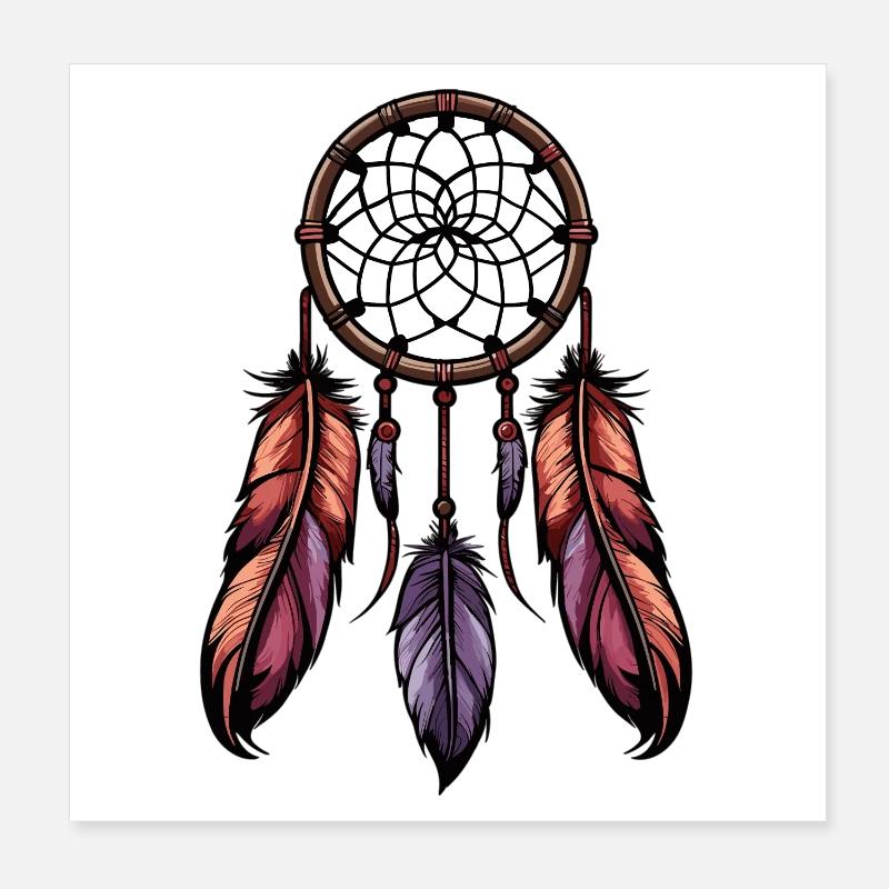 Dream Catcher Poster 8" x 8" (20x20 cm)