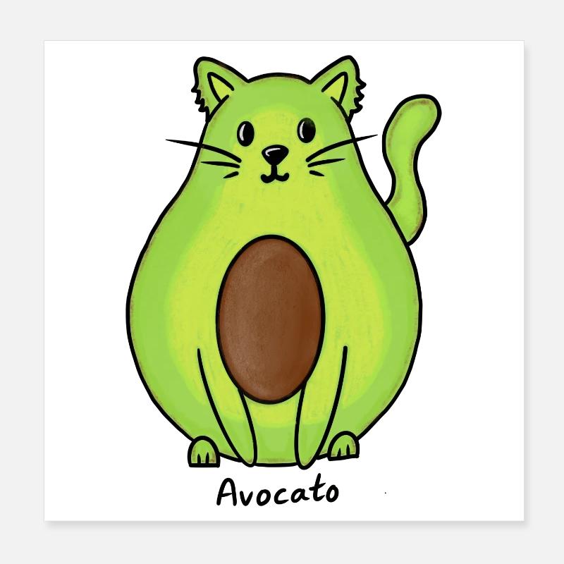 Avocato Poster 20x20 cm