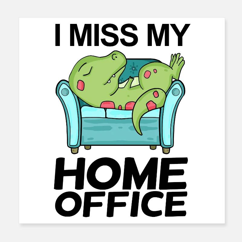 Home office Poster 8" x 8" (20x20 cm)