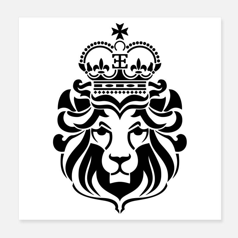Lion de Sion Chemise Reggae Poster 20 x 20 cm