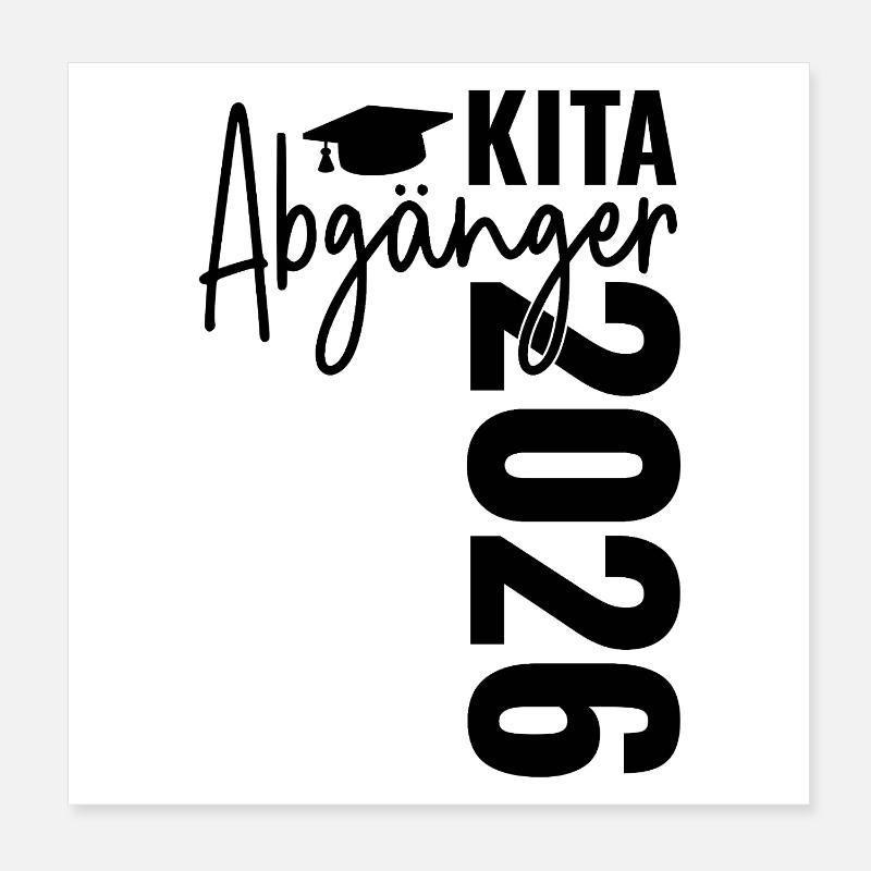 Daycare graduates 2026 Poster 8" x 8" (20x20 cm)