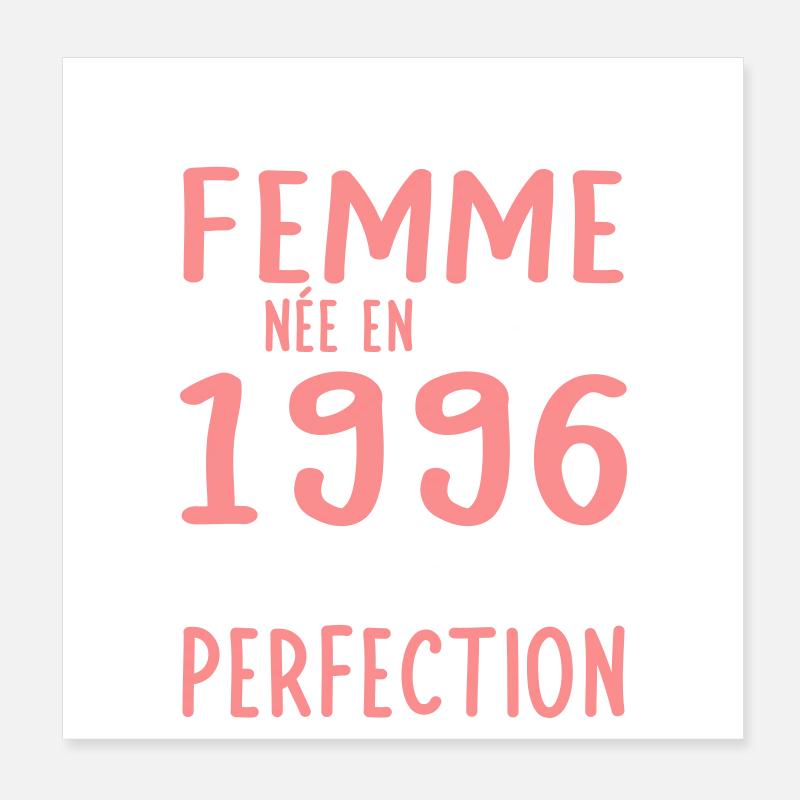 30. Geburtstag – Geboren im Mai 1996 Poster 20x20 cm