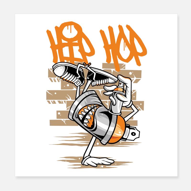 Breakdance | B-Boy | Hip Hop Poster 20 x 20 cm