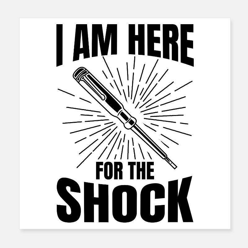 Electrical Engineer Joke Poster 8" x 8" (20x20 cm)