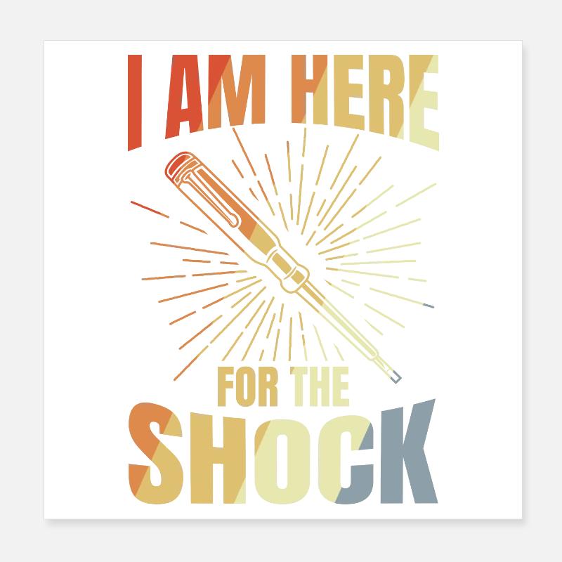 Electrical Engineer Saying Poster 8" x 8" (20x20 cm)