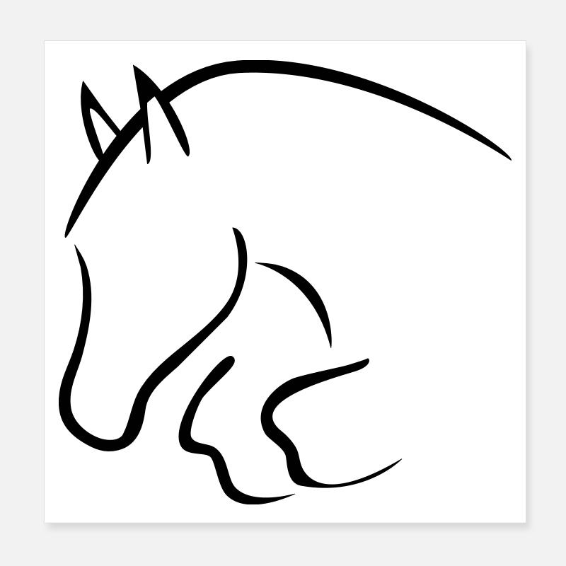 show cavalier Poster 20 x 20 cm