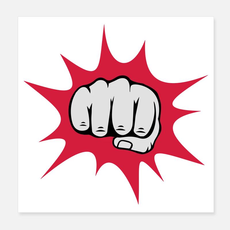 6061912 121799990 Poing Poster 20 x 20 cm