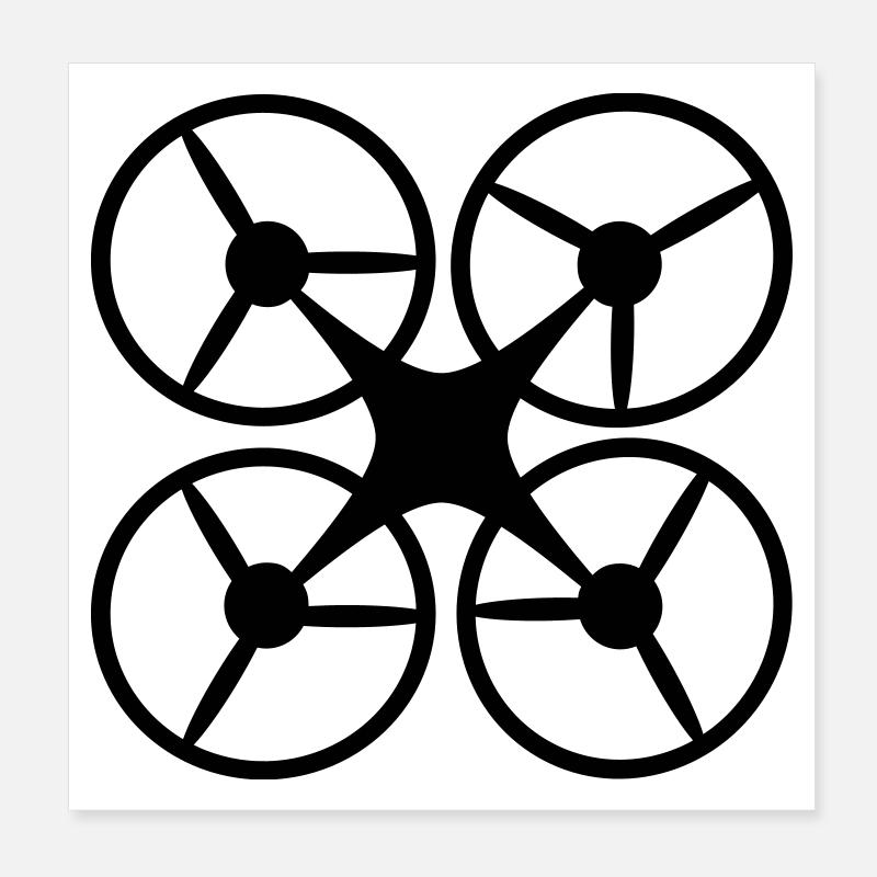 6061912 121684366 Drohne Poster 20x20 cm