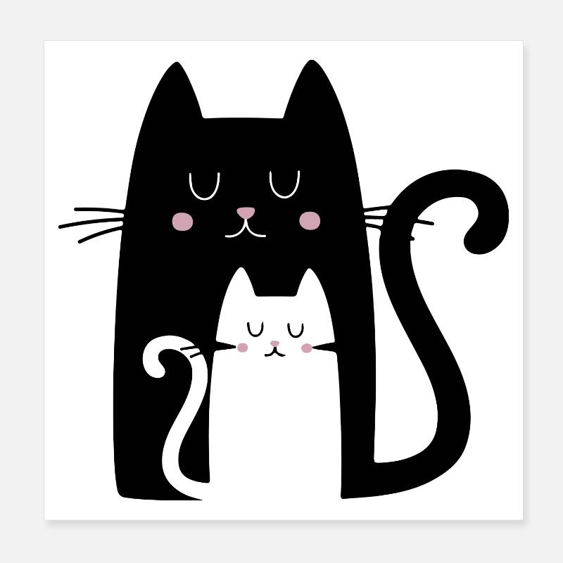 Kätzchen Poster 20x20 cm