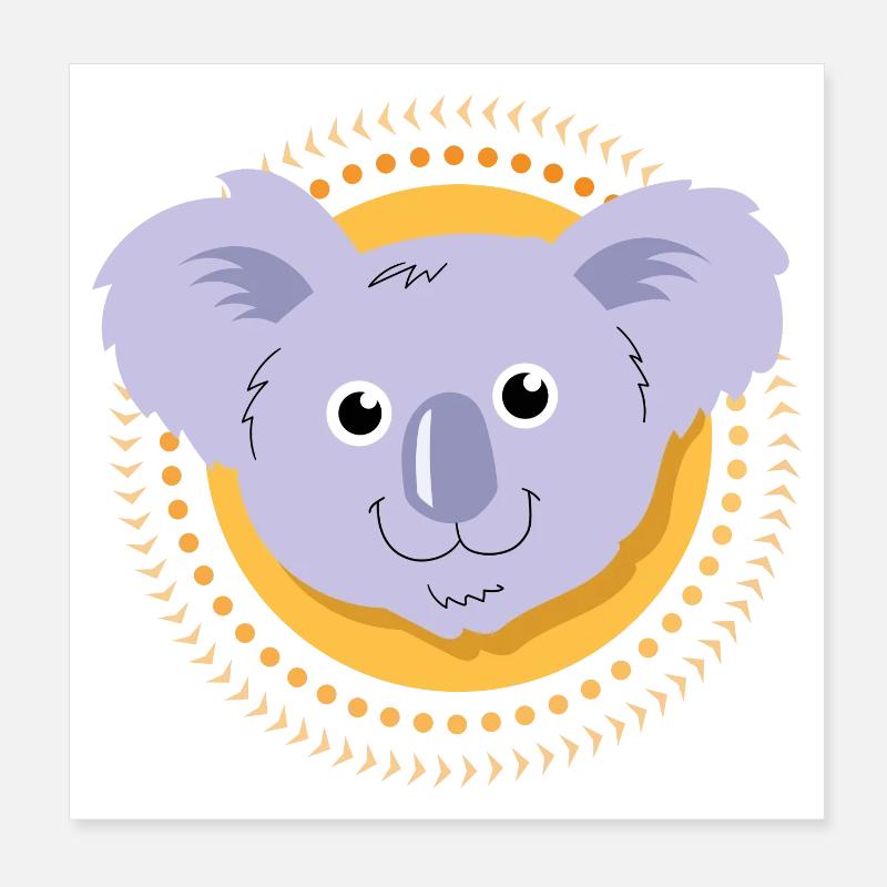 Petit koala Poster 20 x 20 cm