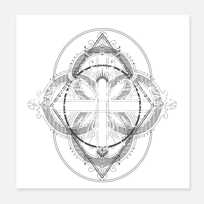Bee for bee lovers and beekeepers Poster 8" x 8" (20x20 cm)