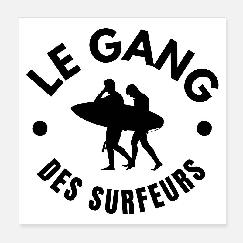 surf, planche de surf, spot de surf Poster 20 x 20 cm