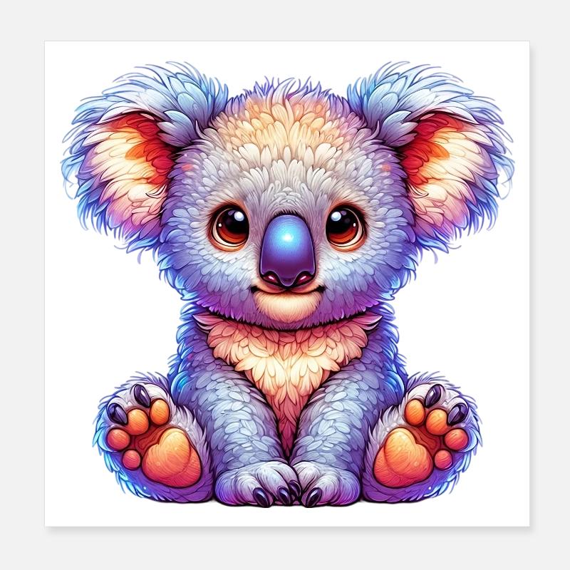 Koala Poster 20x20 cm
