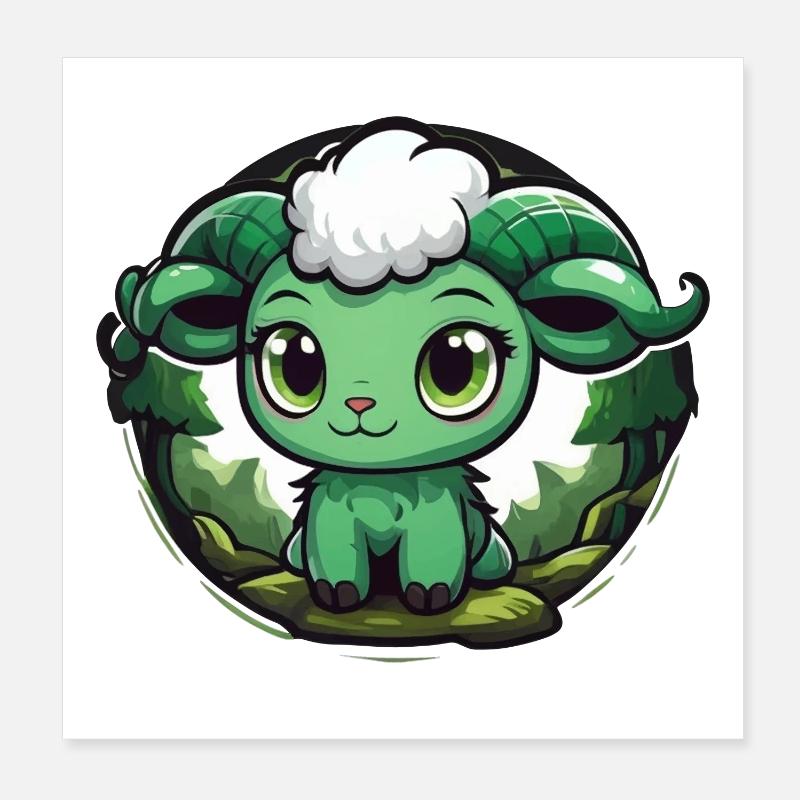 Widder Poster 20x20 cm