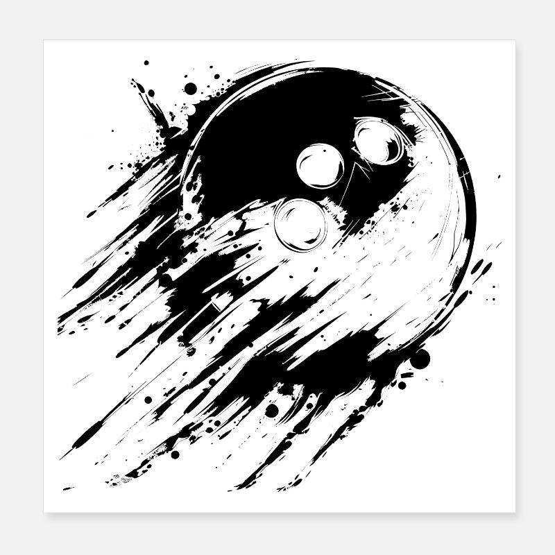 Bowling Poster 20x20 cm
