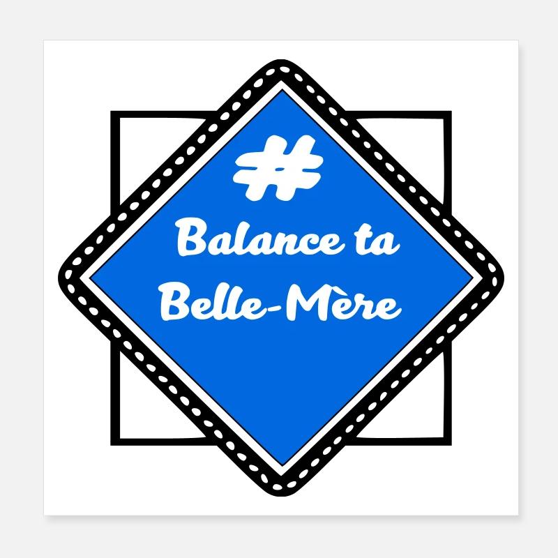 # Schmeiß deine Schwiegermutter Poster 20x20 cm