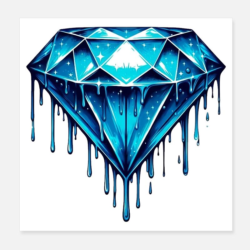 Diamond Poster 8" x 8" (20x20 cm)