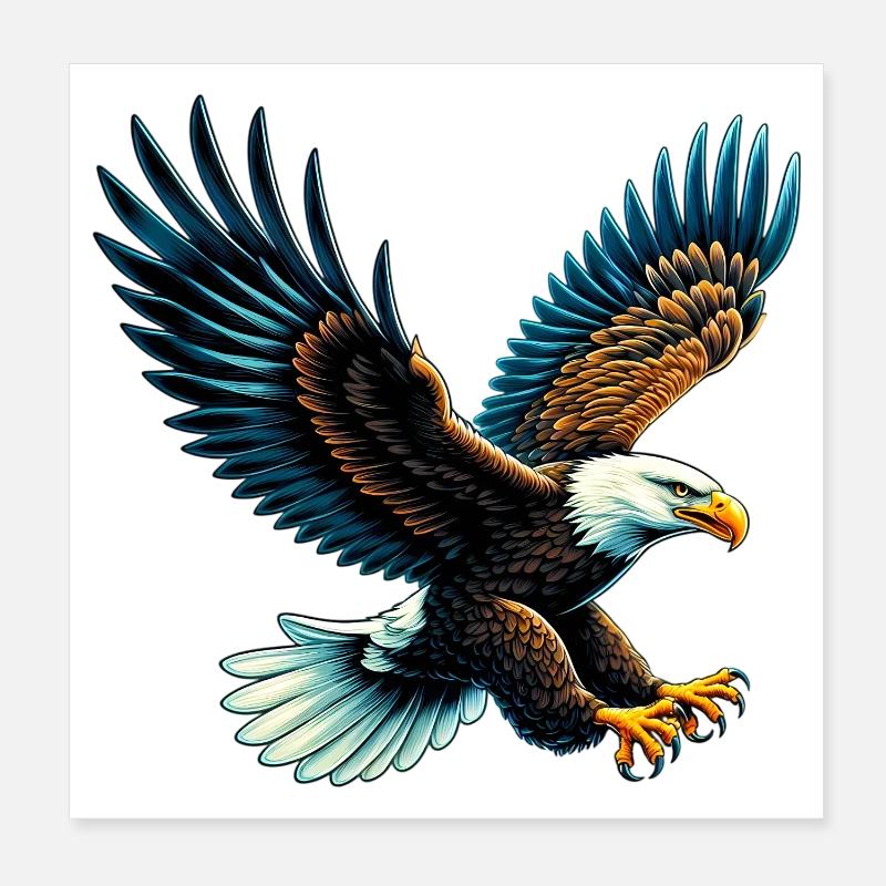 Aigle Poster 20 x 20 cm