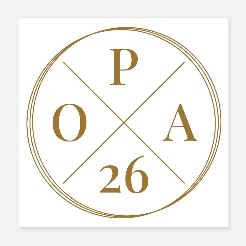 Opa 2026 Poster 20x20 cm