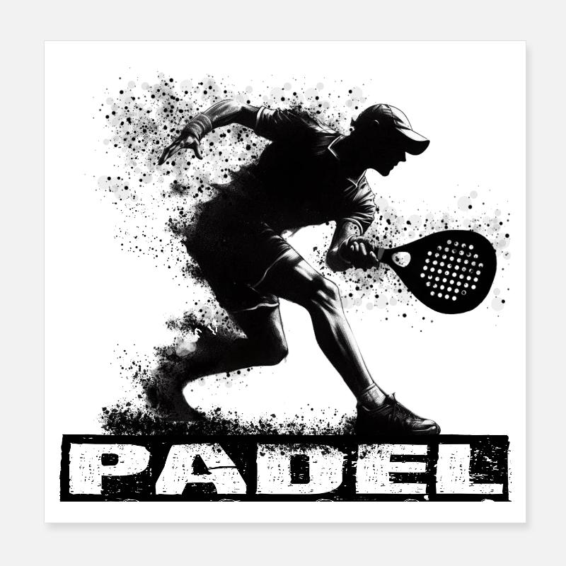 Padel Poster 20 x 20 cm