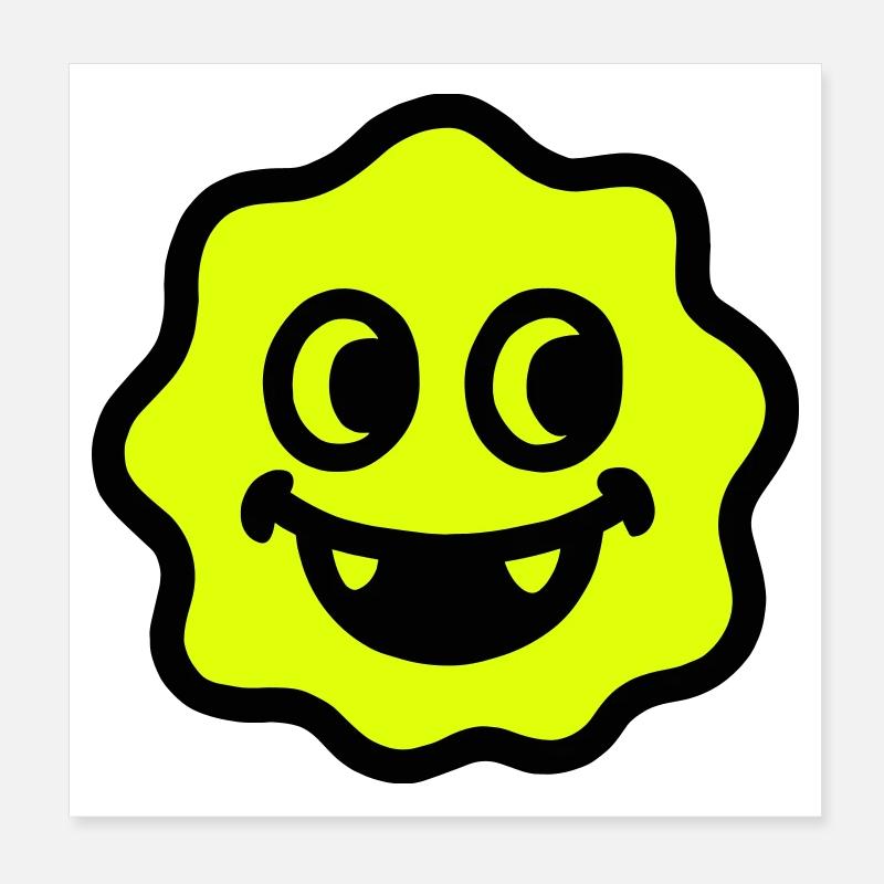 Biscuit heureux Poster 20 x 20 cm