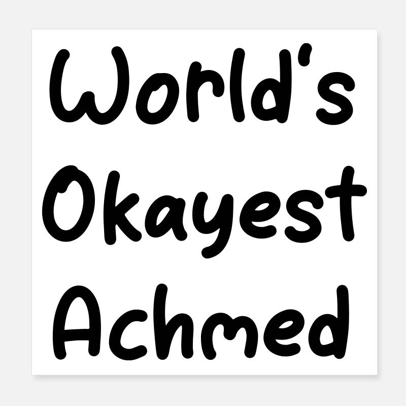 Le plus correct du monde Achmed Poster 20 x 20 cm