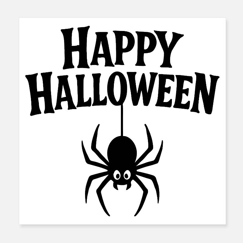 Conception de joyeux Halloween Poster 20 x 20 cm