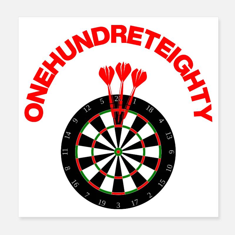 ONEHUNDRETEIGHTY, One Hundred Eighty, Caller Poster 20x20 cm