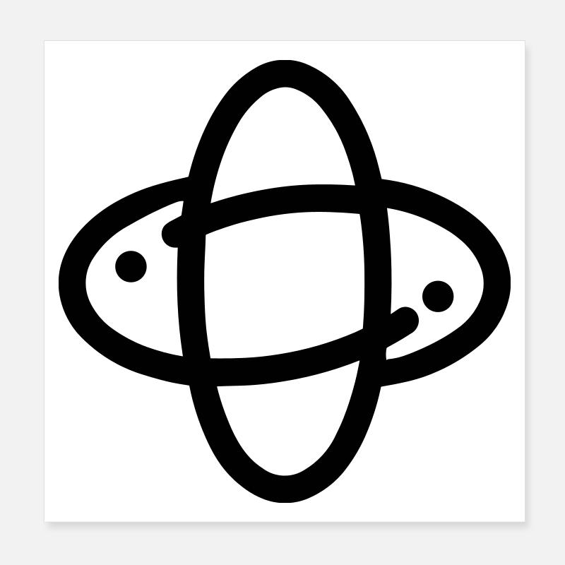gravity Poster 8" x 8" (20x20 cm)