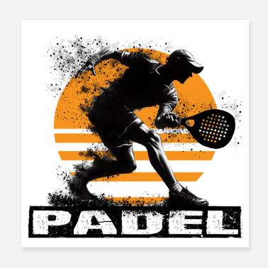 Racchetta Poster 20x20 cm