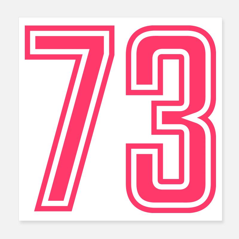 73 Poster 20 x 20 cm