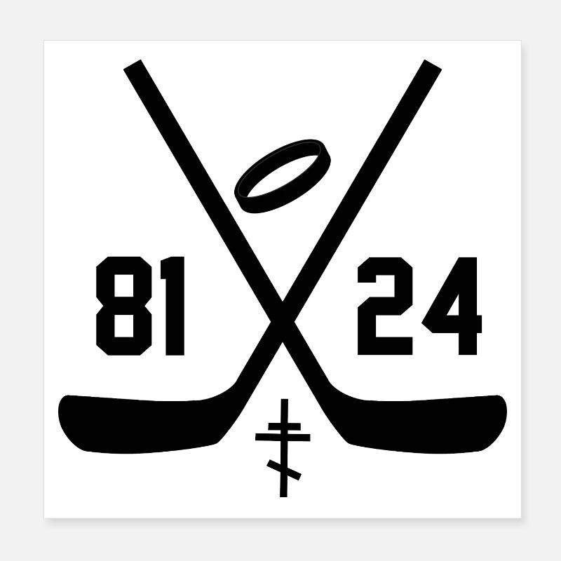 Rivaux sur glace Poster 20 x 20 cm