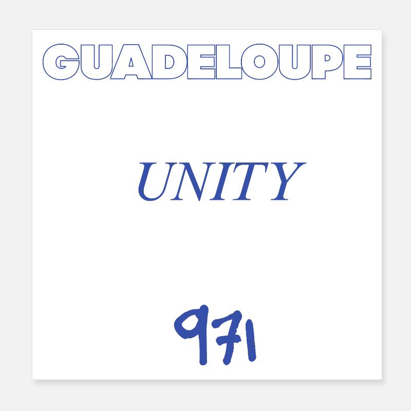 Guadeloupe Poster 20 x 20 cm